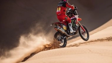 Sports News | Honda's Quintanilla Finishes Runner-up in 8th Stage Closing in on Rally Lead at Dakar 2022