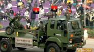 Republic Day Parade 2022: 75/24 Pack Howitzer MK-I Indigenously Developed Gun System in Front of Saluting Dais at Rajpath