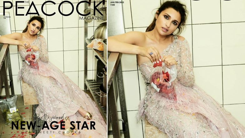 Parineeti Chopra Becomes the Muse for Peacock Magazine, Stuns in Chic Ensembles on Its Cover (View Pics)