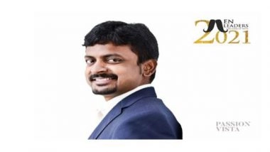 Business News | Passion Vista Felicitated Vijay Pravin Maharajan on International Men's Day