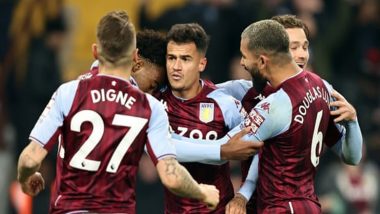 Aston Villa vs Manchester United Results & Goal Video Highlights: Philippe Coutinho Scripts Solid Comeback for Hosts as EPL 2021-22 Match Against Red Devils Ends With 2-2 Draw