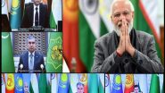 World News | India, Five Central Asian Countries to Establish Joint Working Group on Afghanistan
