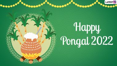 Happy Pongal 2022 Images & Thai Pongal HD Wallpapers for Free Download Online: Send Iniya Pongal Valthukkal Messages, Greetings and WhatsApp Stickers to Loved Ones