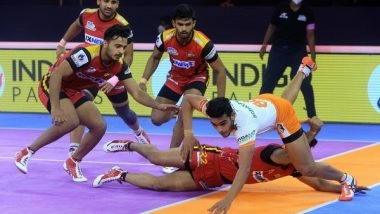 Sports News | PKL: Mohit Goyat Stars in Puneri Paltan's Big Win Against Bengaluru Bulls