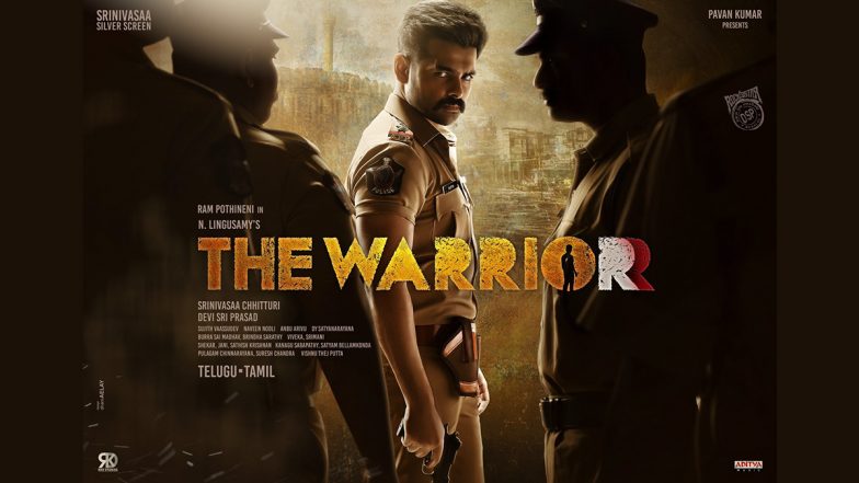 RAPO19 Is The Warrior: Ram Pothineni Grabs Our Attention as a Cop in the First Look Poster From His Upcoming Film! (View Pic)