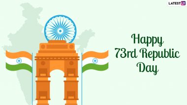 Happy Republic Day 2022 Quotes & Gantantra Diwas Slogans: Send Wishes, HD Images, Wallpapers, WhatsApp Stickers, Telegram Photos, Patriotic Messages and Greetings to Your Loved Ones