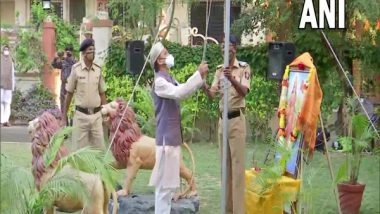 India News | 73rd Republic Day: Tricolor Unfurled at RSS Headquarters in Nagpur