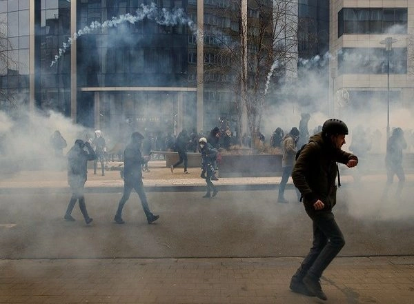 World News | EU's Borrell Condemns Violence During Protests in Brussels