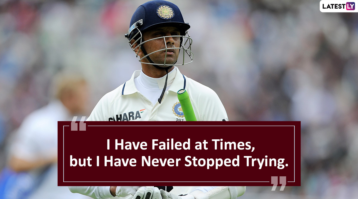 Rahul Dravid Quote - scoailly keeda