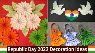 Republic Day 2022 Decoration Ideas For Schools & Colleges: Tricolour Balloons and DIY Paper Craft Decor Tips To Spark The Spirit of Patriotism (Watch Videos)