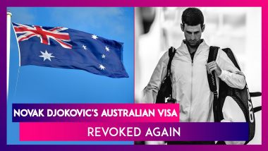 Novak Djokovic's Australian Visa Revoked Again Ahead of Australian Open 2022
