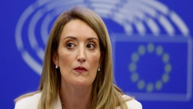 World News | Newly-elected President of the European Parliament Roberta Metsola Questioned over Abortion Rights