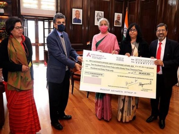 Business News | SPMCIL Pays Rs 240.41 Crore Dividend to Government - Vimarsana News