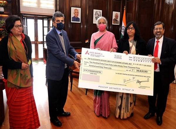 Business News | SPMCIL Pays Rs 240.41 Crore Dividend to Government
