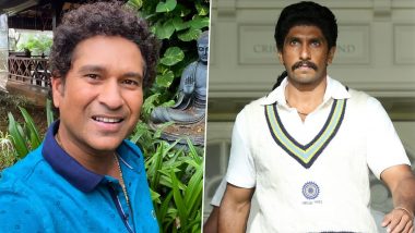 83: Sachin Tendulkar Heap Praises for Ranveer Singh, Actor Says ‘This Means Everything!’