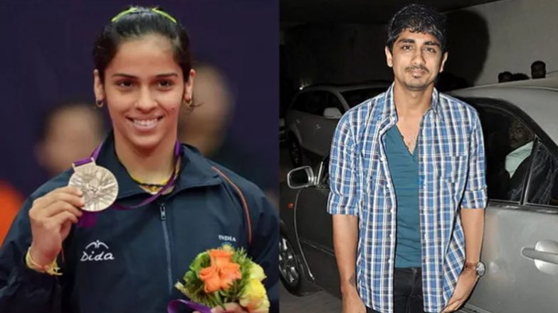 Saina Nehwal & Actor Siddharth Twitter Row: Kiren Rijiju, Smriti Irani, Chinmayi Sripaada Slam Actor for ‘Crass’ Comment