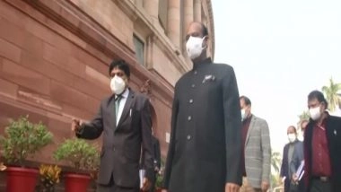 India News | LS Speaker Visits COVID-19 Testing Facility in Parliament Complex, Says Arrangements Being Made for Budget Session