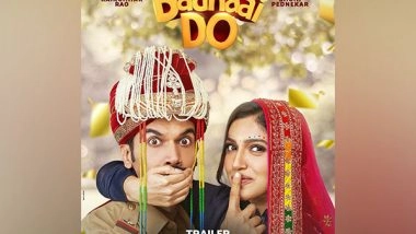 Entertainment News | Rajkummar Rao, Bhumi Pednekar Unveil Their First Look from 'Badhaai Do'