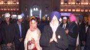 India News | SAD Leaders Offer Prayers at Golden Temple in Amritsar to Mark New Year 2022