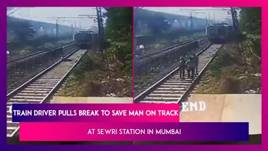 Train Driver Pulls Break To Save Man On Track At Sewri Station In Mumbai