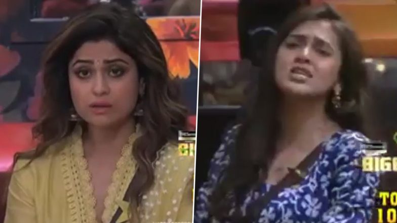 Bigg Boss 15: Shamita Shetty Calls Tejasswi Prakash ‘Insecure’ After the Latter Accuses Her of Getting Close to Karan Kundrra (Watch Video)