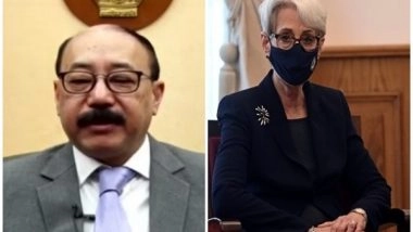 World News | Foreign Secy Shringla Holds Teleconference with US Deputy State Secy Sherman, Exchange Views on Indo-Pacific, Ukraine
