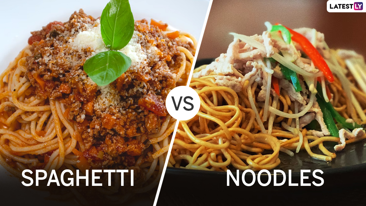 Noodles vs Spaghetti: From Preparation to Serving, List of Differences  Between Spaghetti and Noodles | ? LatestLY
