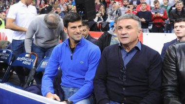 Novak Djokovic 'Arrested' Minutes After Visa Cancellation Decision Overturned, Serbian Tennis Ace’s Father Confirms (Watch Video)