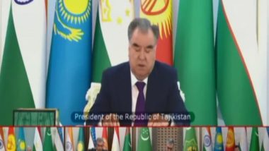 World News | Tajik President Rahmon Focuses on New Effective Resolution, Additional Joint Efforts to Promote India-Central Asia Ties