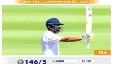Sports News | SA Vs Ind, 2nd Test: Pacers Put Hosts in a Strong Position (Tea, Day-1)
