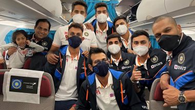 Shikhar Dhawan, Yuzvendra Chahal and Others Board Flight to South Africa for ODI Series Starting January 19 (See Picture)