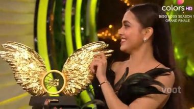 Bigg Boss 14 Grand Finale: Tejasswi Prakash Lifts the Winner’s Trophy, Beats Pratik Sehajpal