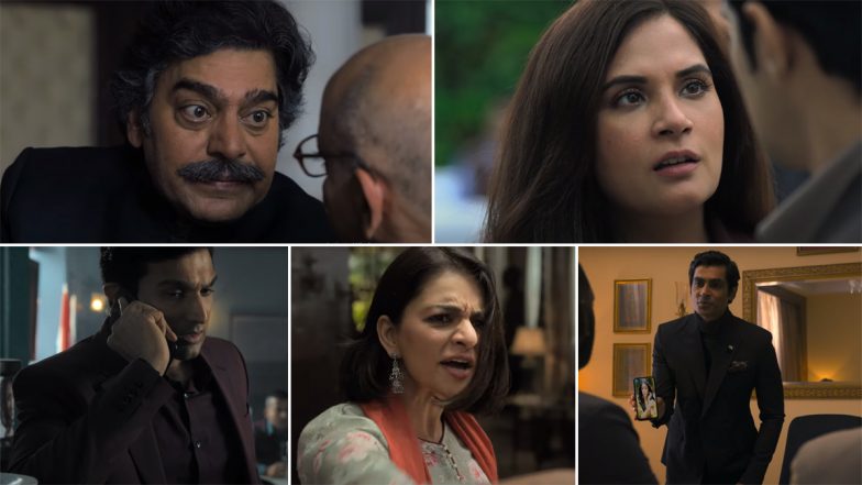 The Great Indian Murder Trailer: Pratik Gandhi, Richa Chadha, Ashutosh Rana’s Whodunnit Series Feels Like a Gripping Crime Thriller (Watch Video)