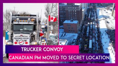Trucker Convoy: Canadian PM Justin Trudeau Moved To Secret Location After Truck Drivers Lay Siege To Ottawa Over A Vaccine Mandate