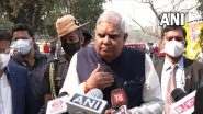 India News | Democracy Survives on Rule of Law, Not the Rule of an Individual: West Bengal Governor Jagdeep Dhankhar