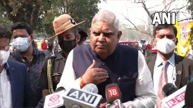 India News | Democracy Survives on Rule of Law, Not the Rule of an Individual: West Bengal Governor Jagdeep Dhankhar