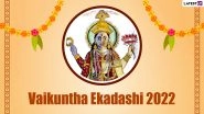 Vaikuntha Ekadashi 2022 Wishes & Greetings: Celebrate Pausha Putrada Ekadashi With HD Images, SMS, Lord Vishnu Wallpapers and WhatsApp Messages