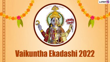 Vaikuntha Ekadashi 2022 Wishes & Greetings: Celebrate Pausha Putrada Ekadashi With HD Images, SMS, Lord Vishnu Wallpapers and WhatsApp Messages