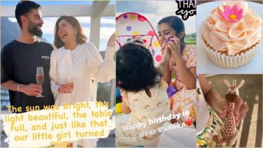 Vamika's Birthday Party Pics & Videos: Virat Kohli and Anushka Sharma's Daughter Turns 1, Parents Host Lavish Party for Cute Toddler