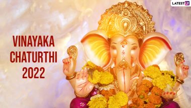 Vinayaka Chaturthi 2022 Greetings & HD Images: Send Lord Ganesh Wallpapers, WhatsApp Messages, Quotes & SMS on This Auspicious Day!