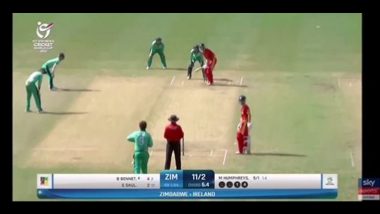 Earthquake Felt During Ireland vs Zimbabwe U-19 World Cup Match at Queen's Park Oval, Live Visuals Shook (Watch Video)