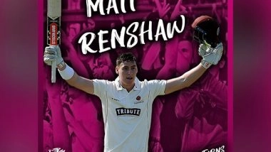 Sports News | Somerset Sign Matt Renshaw for 2022 Season