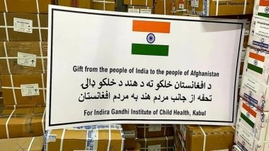 World News | Taliban Welcome Humanitarian Aid Consisting of Medical Supplies from India