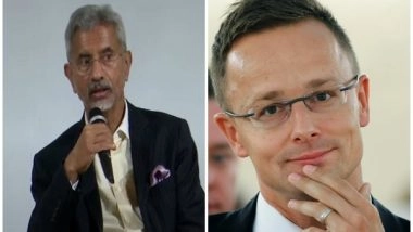 World News | Jaishankar Discusses Bilateral Cooperation with Hungarian FM Peter Szijjarto