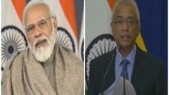 World News | PM Modi, His Mauritius Counterpart Jugnauth to Virtually Inaugurate India-assisted Infrastructure Projects Tomorrow
