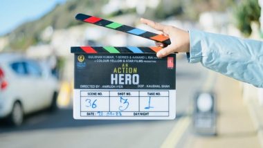 Entertainment News | Ayushmann Khurrana's 'An Action Hero' Kicks off Shoot in London, Shares Motion Teaser