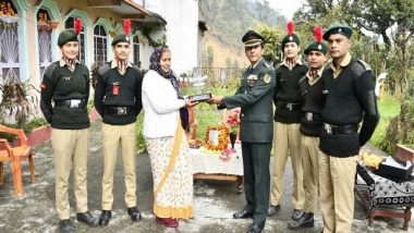 India News | NCC Presents 'Shaurya Smriti' Plaque to Families of 'fallen Heroes'
