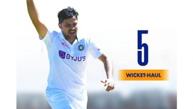Sports News | SA Vs Ind, 2nd Test: Shardul Thakur's Maiden Five-wicket Haul Keeps the Match in Balance (Tea, Day-2)