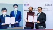 Business News | Adani Group, POSCO to Invest $5 Billion in Green Projects