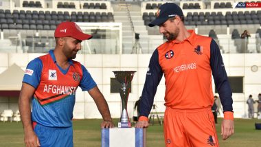 Afghanistan vs Netherlands 1st ODI 2022 Live Streaming Online: Get Free Live Telecast of AFG vs NED ODI Series on TV With Time in IST